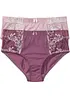 Corrigerende slip met borduursel (set van 2), bonprix