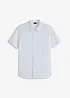 Stretch overhemd met korte mouwen, slim fit, bonprix