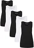 Katoenen longtop (set van 5), bonprix