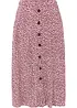 Viscose midi rok met zakken, bonprix