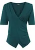 Shirt met viscose in wikkellook, bonprix