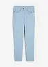 Cropped twill broek in used look, bonprix