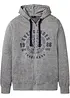 Sweatvest met capuchon en comfort fit, bonprix