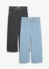 Capri comfort stretch jeans (set van 2), bonprix