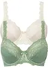 Beugel bh met sierlijk kant (set van 2), bonprix