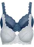 Beugel bh met sierlijk kant (set van 2), bonprix