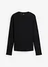 Geribde longsleeve van puur katoen, bonprix