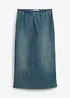 Lange stretch spijkerrok, bonprix