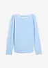 Gestreepte longsleeve met boothals, bonprix