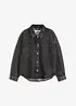 Oversized denim shacket van biologisch katoen, bonprix