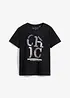 T-shirt met glitterprint, bonprix