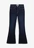Flared stretch jeans met high waist, bonprix