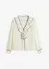 Chiffon blouse met volants, bonprix