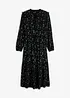 Gedessineerde midi jurk, bonprix
