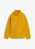 Oversized fleece trui met opstaande kraag en zakken, bonprix