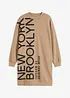 Oversized sweatjurk van een zachte katoenmix, bonprix