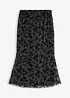 Midi rok van mesh, bonprix