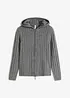 Geribd vest met capuchon, bonprix