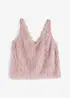 Blousetop met fluffy garen, bonprix