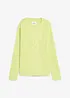 Oversized trui met kabelpatroon, bonprix