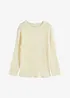 Geribde oversized trui, bonprix