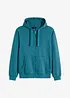 Sweater met capuchon en ritssluiting, bonprix