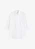 Oversized blouse van katoen, bonprix