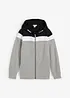 Sweatvest met capuchon in een zachte katoenmix, bonprix