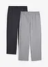 Pyjamabroeken van jersey (set van 2), bonprix