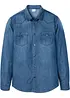 Slim fit spijkeroverhemd, lange mouw, bonprix