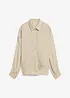 Overhemdblouse van soepel satijn, bonprix