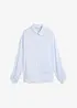 Overhemdblouse van soepel satijn, bonprix