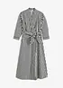Midi jurk met bindceintuur, bonprix