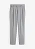 Bandplooibroek met riem, bonprix