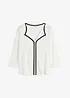 Shirt met contrasterende boorden, bonprix