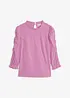 Shirt met gerimpelde 3/4 mouwen, bonprix