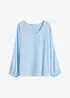 Chiffon tuniek met strass, bonprix