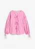 Blouse met strikjes, bonprix