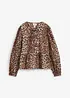 Blouse met lussen, bonprix