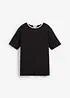 T-shirt met contrasterend detail, bonprix