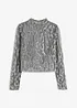 Longsleeve met glitters, bonprix