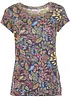 Katoenen shirt met print, korte mouw, bonprix