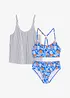 Tankini en top (3-dlg. set), bonprix