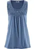 Katoenen longtop met kant, bonprix