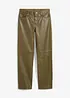 Leren broek van lamsnappa, bonprix