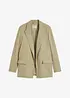 Blazer in linnen-look met gestreepte voering, bonprix
