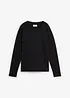 Longsleeve van puur, zwaar biologisch katoen, bonprix