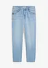 Loose fit stretch jeans van stevig denim, tapered, bonprix