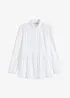 Lange blouse met plooitjes, bonprix