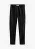Imitatieleren broek met comfortabele band, bonprix